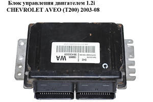 Блок керування двигуном 1.2i CHEVROLET AVEO (T200) 2003-08 (ШЕВРОЛІТ АВЕО) (96435559)