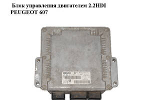 Блок керування двигуном 2.2HDI PEUGEOT 607 Інші товари (0281011781, 9654695180)