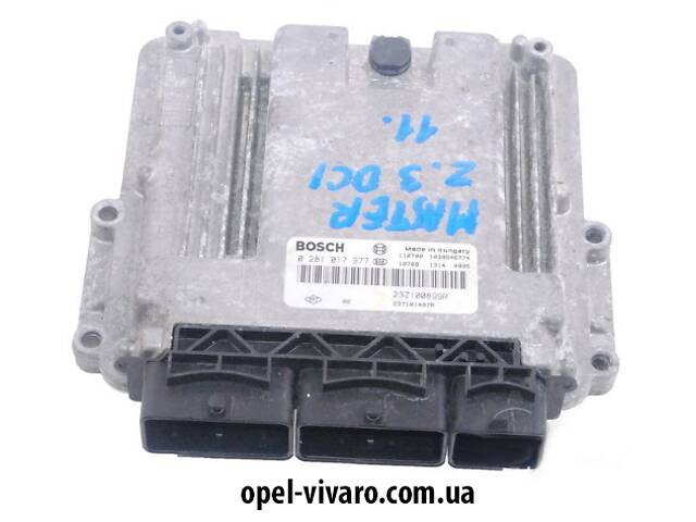 Блок управления двигателем 2.3 DCI re Opel Movano 3 2010- 0281017977 237100899R
