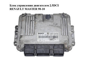 Блок управления двигателем 2.5DCI RENAULT MASTER 98-10 (РЕНО МАСТЕР) (0281011940, 8200311550, 8200442263)