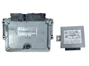 Блок управления двигателем 2.8JTD комплект FIAT DUCATO 2002-2006 1351212080, 0281010931