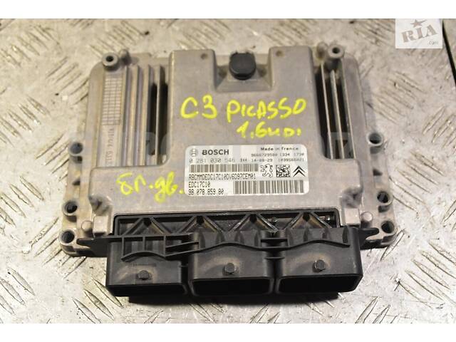 Блок управления двигателем Citroen C3 Picasso 1.6hdi 2009-2016 98