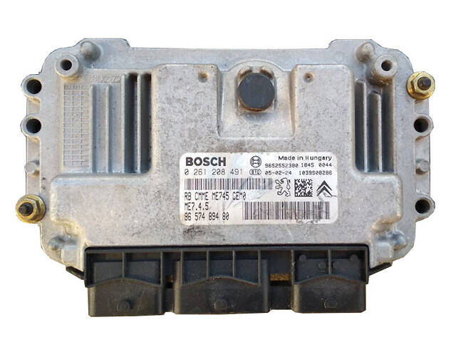 Блок управления двигателем CITROEN C4 BOSCH 1.6 16v 2005-2011 0261208491, 9657489480, 9652552380, 1039508286