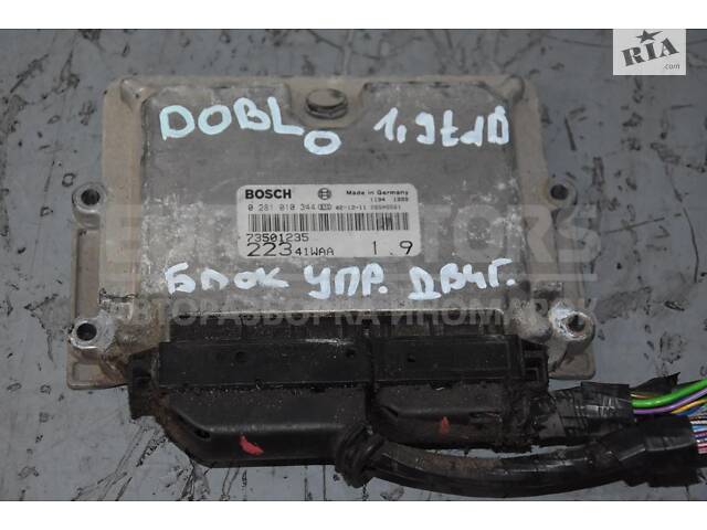 Блок управления двигателем Fiat Doblo 1.9Jtd 2000-2009 0281010344