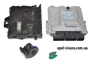 Блок управления двигателем комплект 2.3 DCI rn Opel Movano 3 2010- 0281019382 237102265R