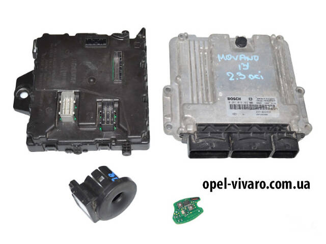 Блок управления двигателем комплект 2.3DCI rn Opel Movano 2010-2018 0281019382 237102265R