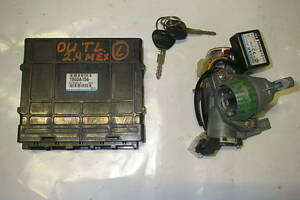 Блок керування двигуном комплект 2.4 МКПП Mitsubishi Outlander (CU) 2003-2008 1860A156