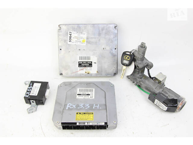 Блок управления двигателем комплект 3.3 Hybrid Lexus RX (XU30) 2003-2008 8998148220
