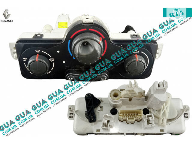 Блок керування пічкою з кондиціонером (перемикач, регулятор обігрівача) + АС 69590001 Renault/РЕНО CLIO III/КЛ