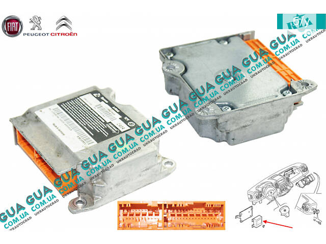 Блок управления подушками безопастности / AirBag модуль 1328447080 Citroen / СИТРОЭН JUMPER  II 2002-2006 / ДЖАМПЕР 2, P