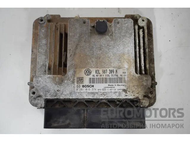 Блок управления двигателем VW Passat 2.0 TDI (B7) 2010-2014 03L907309N it-15961 Дизель - Фото 1