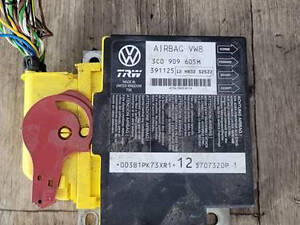 Блок управління airbag Volkswagen Passat B6 3c0909605m