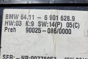 Блок управления климат-контролем BMW 5-series E39 641169016289