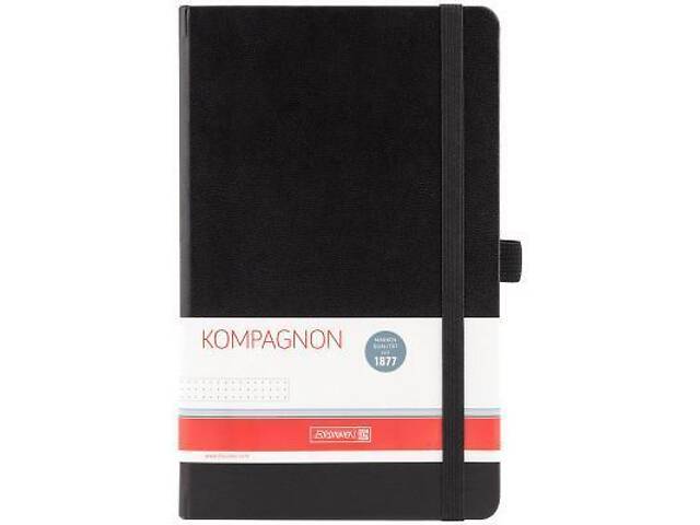 Блокнот Brunnen Компаньон А5 в крапку 96 аркушів Чорний (10-552 29 05) - Фото 1