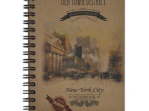 Блокнот Buromax spiral side, А6, 80 аркушів, KRAFT, квадратний, асортимент (BM.2483)