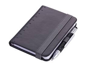 Блокнот Din A7 Lilipad + ручка Liliput, чорний