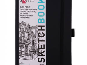 Блокнот для записів Santi Sketchbook 743185 80 аркушів чорний
