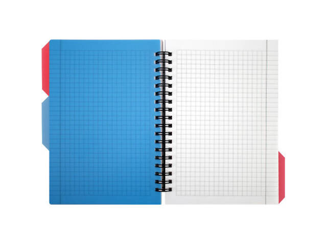 Блокнот Optima Panda, B6 з роздільниками 100 аркушів, клітинка (O20358-12) - Фото 4