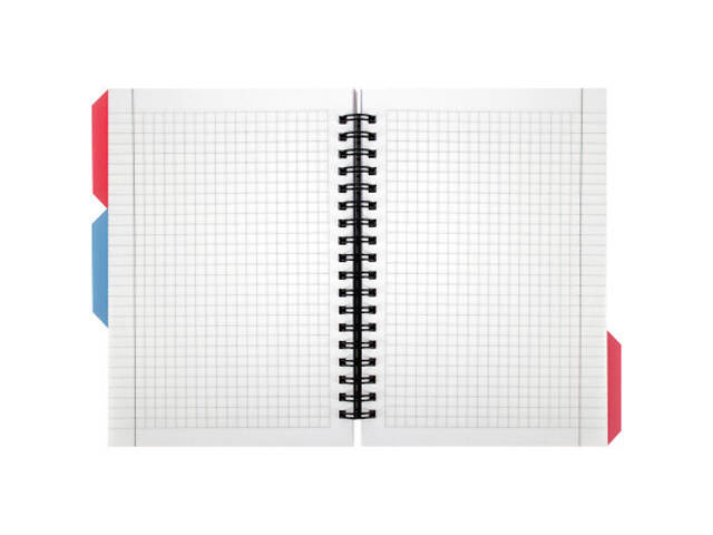 Блокнот Optima Panda, B6 з роздільниками 100 аркушів, клітинка (O20358-12) - Фото 5