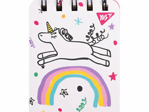 Блокнот Yes А7/100 лин. дв. спир. Sketch animal. Unicorn (681823)
