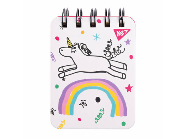 Блокнот Yes А7/100 лін. дв. спір. Sketch animal. Unicorn (681823) - Фото 1