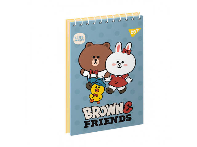 Блокнот YES Line Friends 151968 80 листов - Фото 1