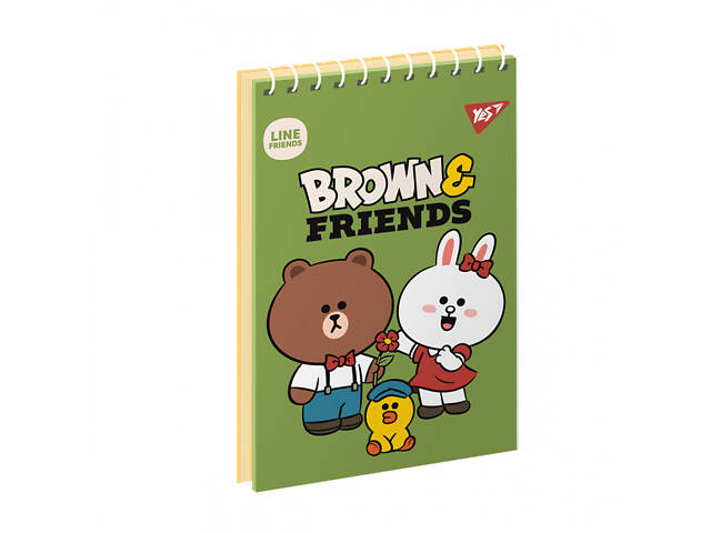 Блокнот YES Line Friends 151968 80 листов - Фото 2