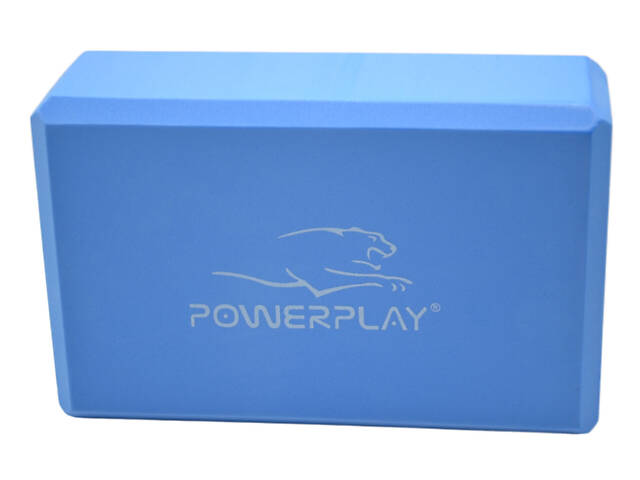 Блок для йоги 2 шт. (пара) PowerPlay 4006 Yoga Brick EVA Сині - Фото 3