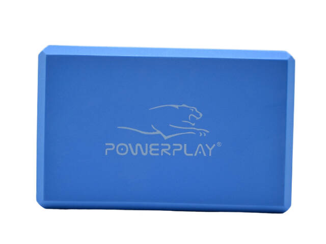 Блок для йоги 2 шт. (пара) PowerPlay 4006 Yoga Brick EVA Сині - Фото 5
