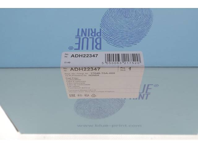 BLUE PRINT ADH22347 Фільтр паливний Honda CR-V 2.0/2.4 12- - Фото 2