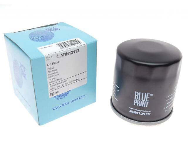 BLUE PRINT ADN12112 Фильтр масляный Renault Megane III 2.0CVT 09-/IV 1.6-1.8Tce 15-