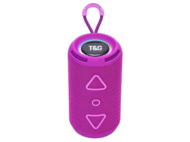 Bluetooth колонка портативна TG656 FM-радіо, потужна переносна акустична колонка. Колір: фіолетовий - Фото 14