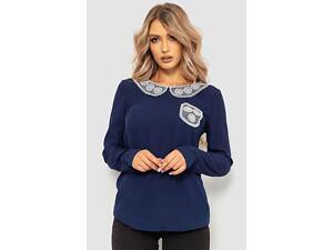 Блуза жіноча, колір темно-синій, 172R135