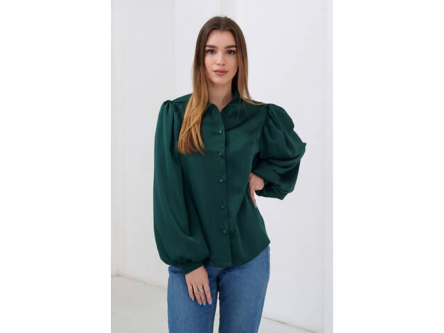 Блуза RiMari Иви БЛ1023 48 Изумрудный (20004) - Фото 1