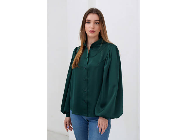 Блуза RiMari Иви БЛ1023 48 Изумрудный (20004) - Фото 6