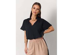 Блузы ISSA PLUS 15161 XXL черный