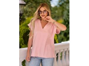 Блузы ISSA PLUS 15220 XXL розовые