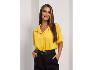 Блузы ISSA PLUS 15278 XL желтые.