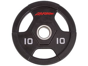 Блины диски полиуретановые LIFE FITNESS SC-80154-10 10кг Черный
