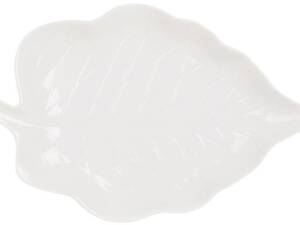 Блюда сервировочные 'White City Лист', набор 4 блюда 27х17см, белый фарфор