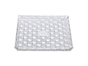 Блюдо для закусок Lirmartur скляне 24,5*20,5*2 см