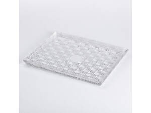 Блюдо для закусок Lirmartur скляне 24,5*20,5*2 см