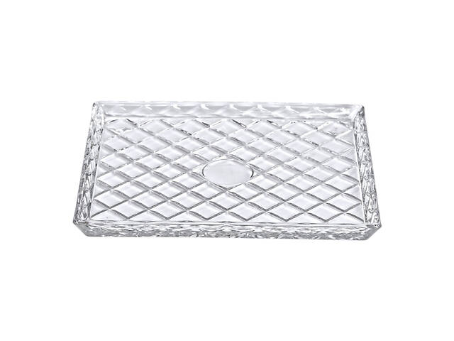 Блюдо для закусок Lirmartur скляне 24,5*20,5*2 см HP-YH-39 - Фото 5