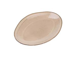 Блюдо сервірувальне овальне 33.5х23 см порцелянаове, бежеве HP23380