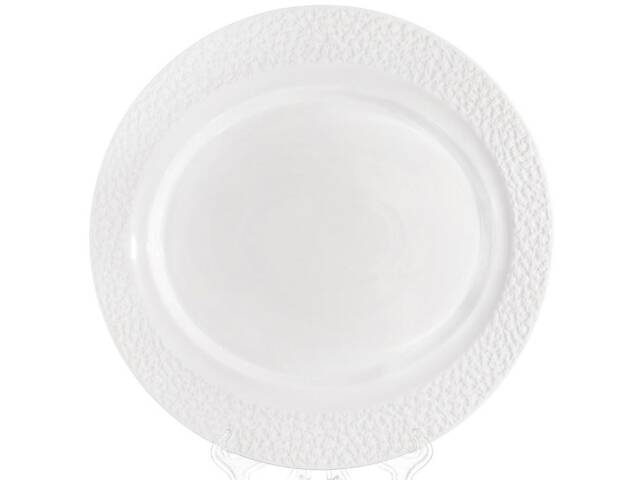 Блюдо в наборе Грация диаметром 30см фарфор белый DP218695 BonaDi - Фото 1