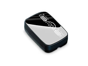 Блютуз наушники безпроводные с фонариком в зеркальном кейсе FLOVEME №1652