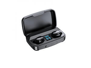 Блютуз наушники безпроводные в кейсе с функцией павербанк №1633