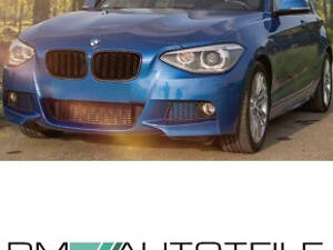 BMW 1 серії F20 F21 2 передні решітки з двома ламелями, глянець. M-Sport 11-15