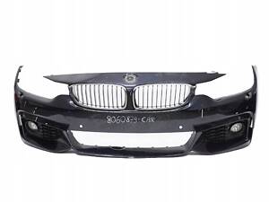 BMW F30 F31 Передний бампер Carbonschwarz Black Metallic - 416