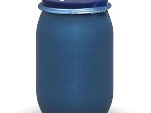 Бочка для брожения герметичная 210 л с металлическим хомутом и гидрозатвором U